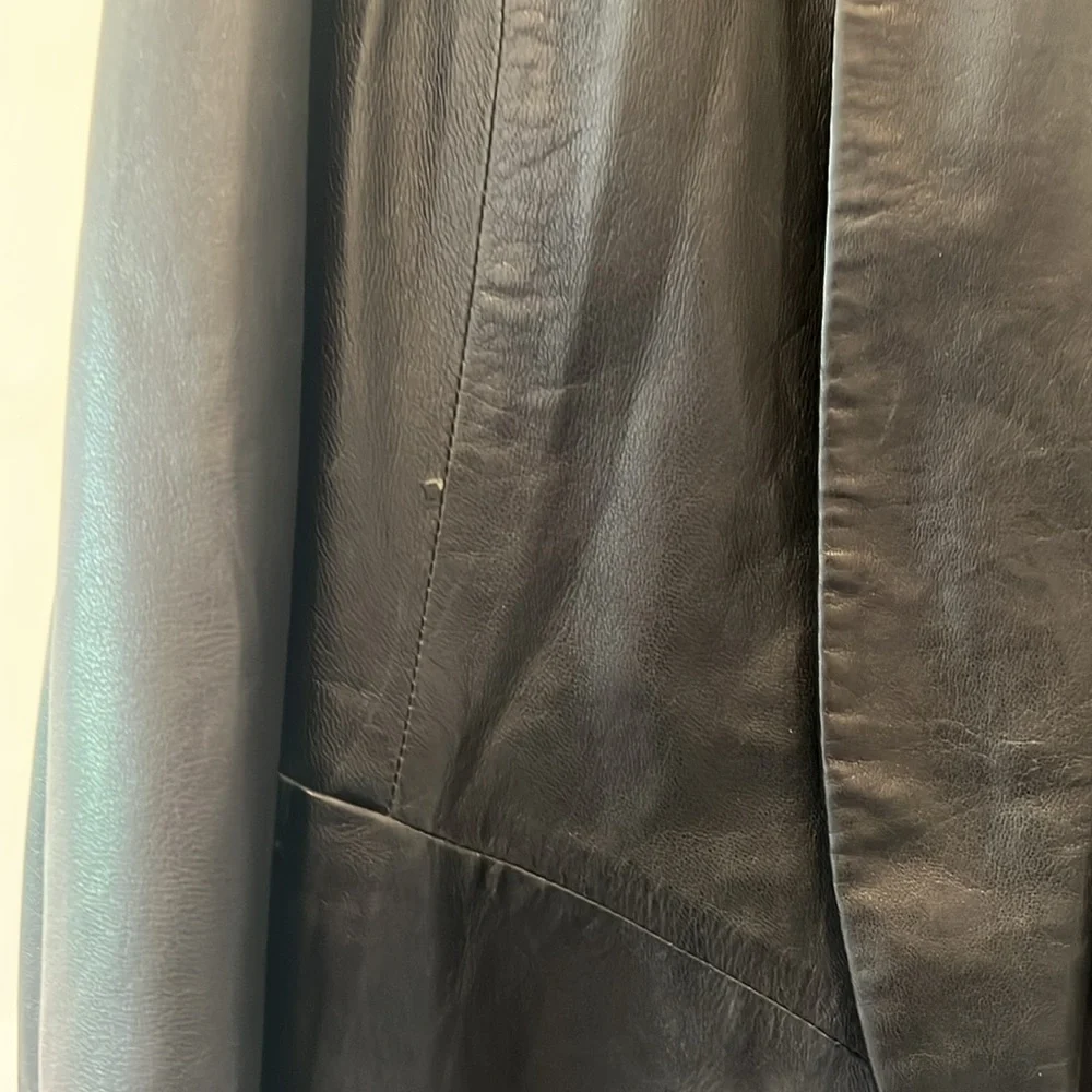 Gorgeous Vince leather tuxedo blazer/jacket - Picture 6 of 6